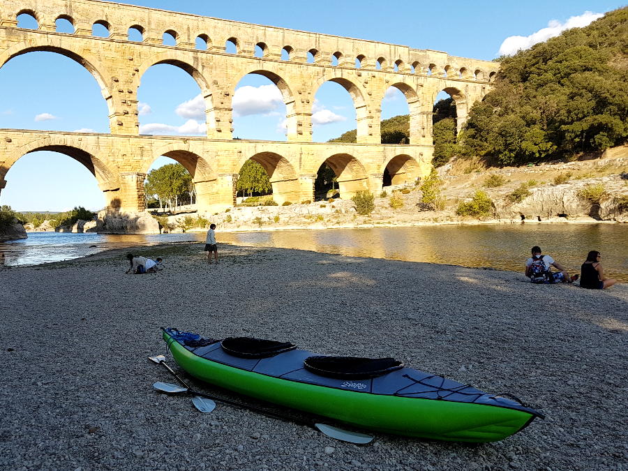 pont du gard kajaken