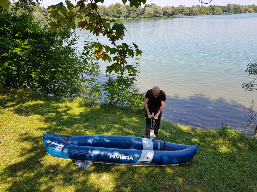 sevylor schlauchboot aufbau