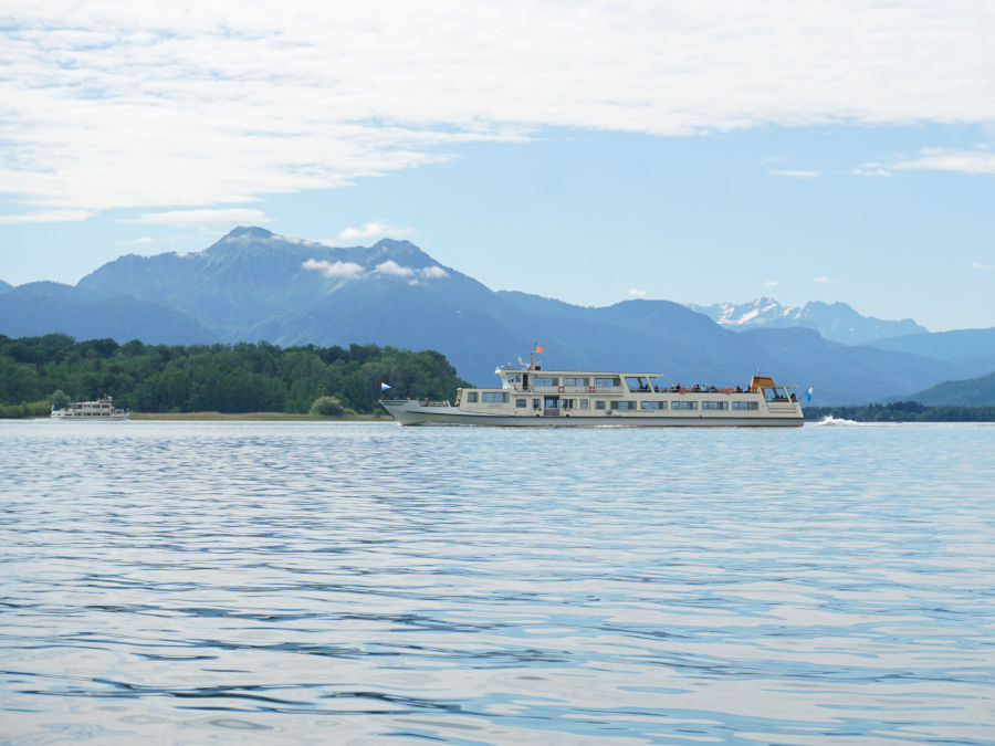 chiemsee paddeln fahrgastschiffe