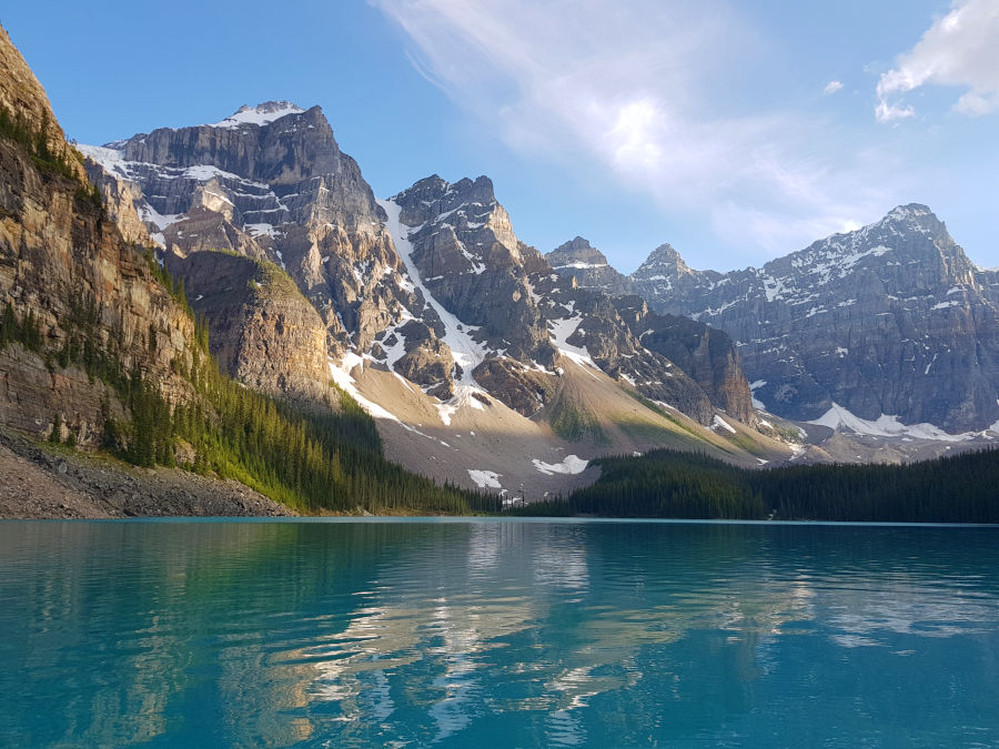 lake moraine see sommer