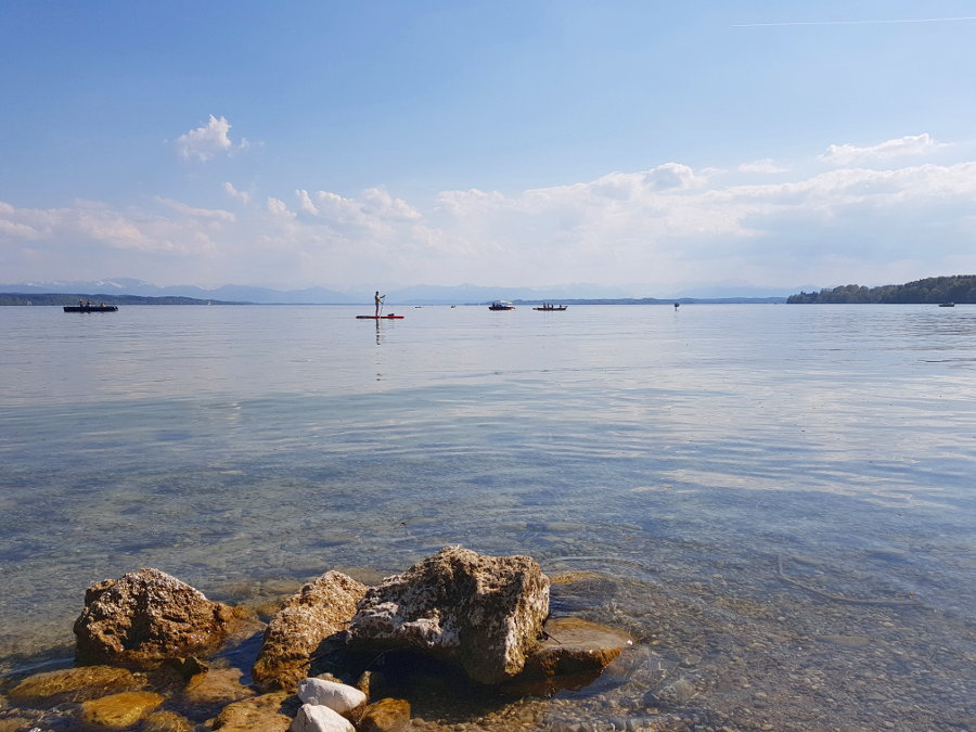 stand up paddling starnberger see