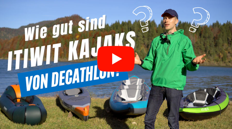 itiwit kajak boot test video