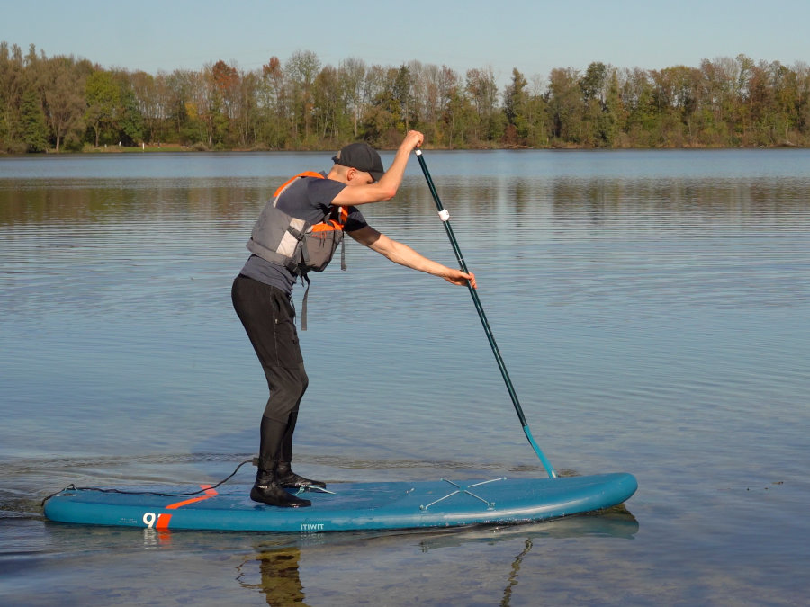 itiwit x100 stand up paddle board test