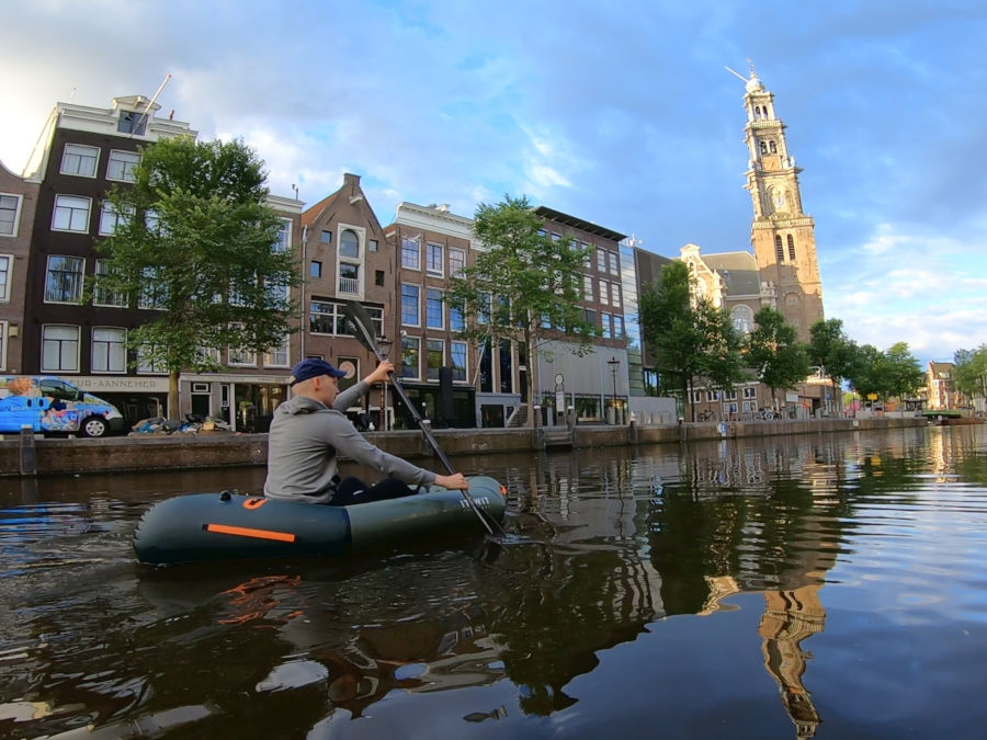 amsterdam paddeln prinsengracht