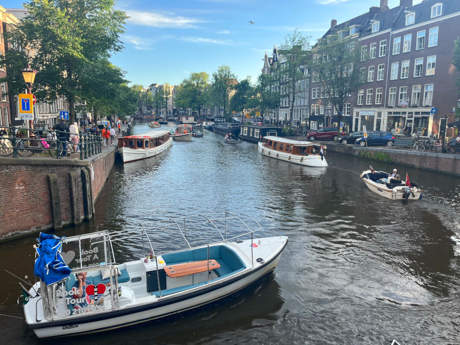 keizersgracht amsterdam schiffsverkehr