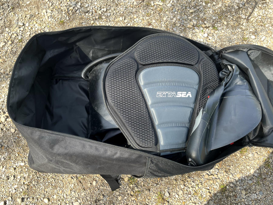 extasea race kajak rucksack platz