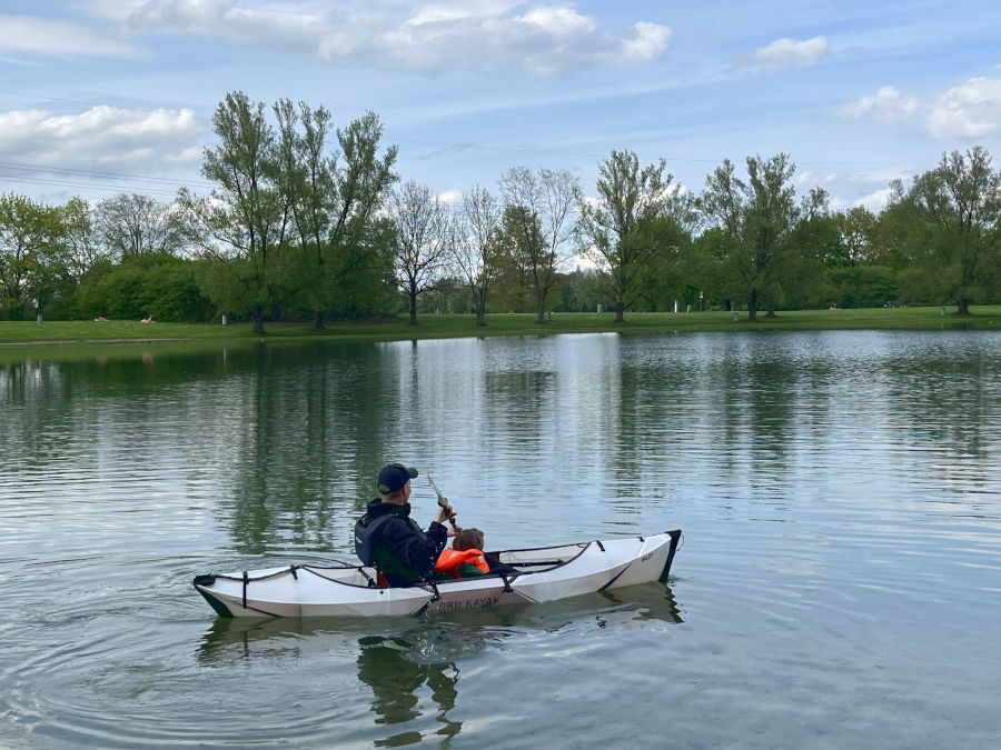 oru kayak mit kind