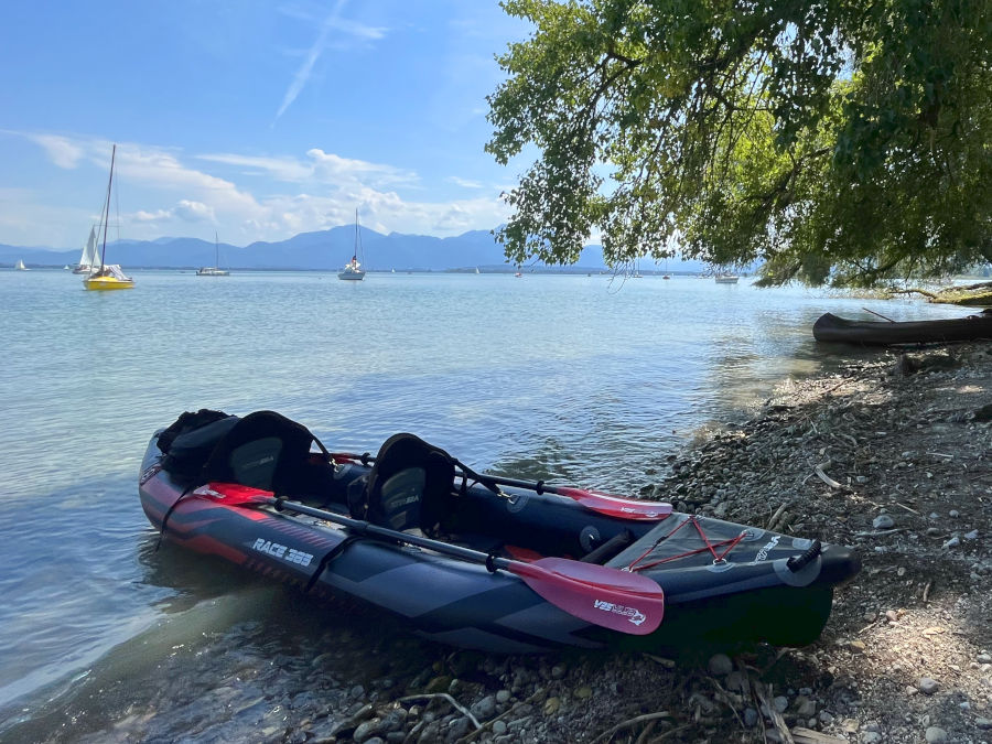 extasea race 385 kajaktour chiemsee