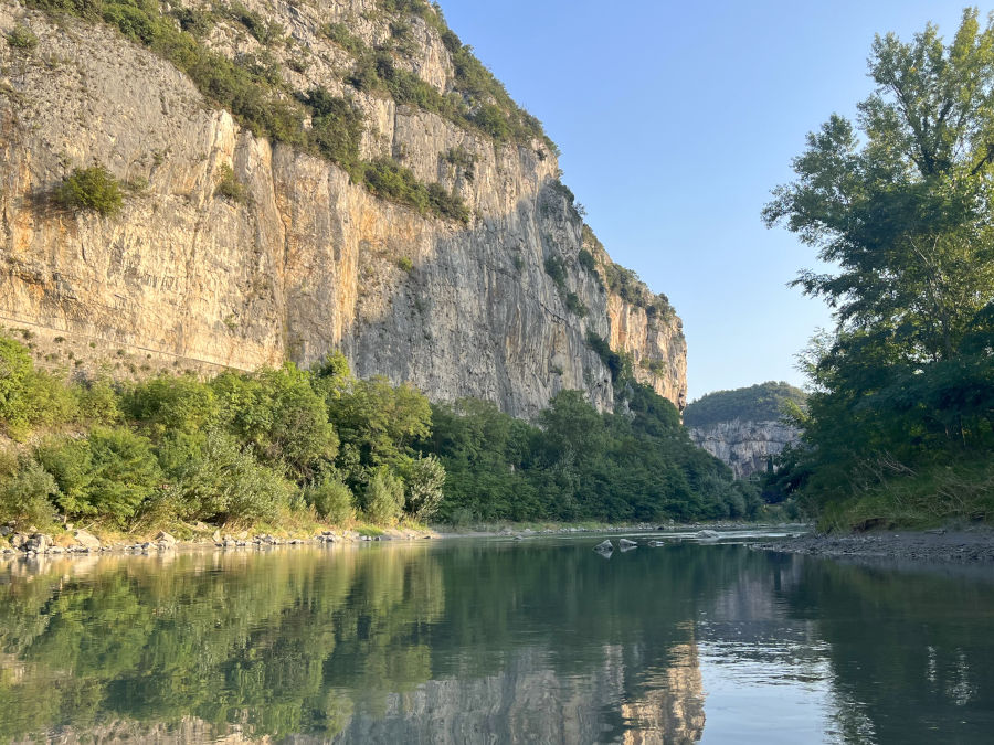 Falesia di Rivoli Etsch paddeln