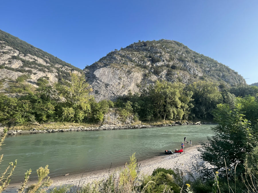 italien etsch ceraino beach